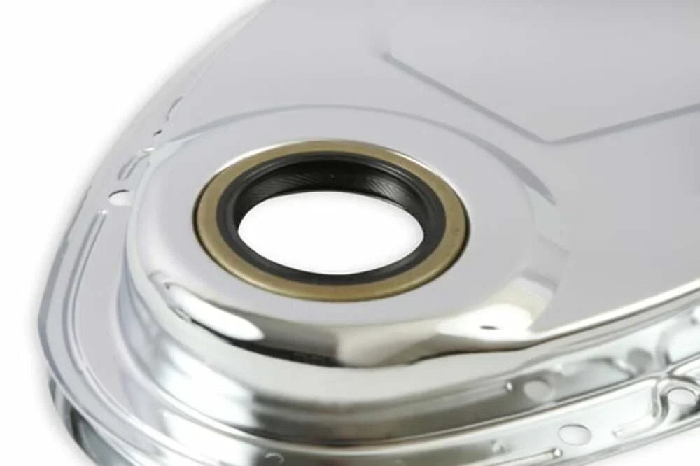 Mr. Gasket Timing Cover - Chrome - 4590